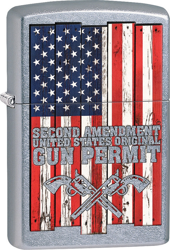 2nd. Amendment Flag Lighter - Zippo